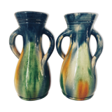 Pair of Flemish sandstone vases