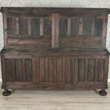 Interwar Oak Sideboard in Dark Brown, 1930s