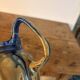 Ancien Pichet Ceramique Grès Émaille Flambe Vintage Metenier Gilbert