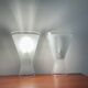 Pair of wall lamps by Lucio De Majo in De Murano glass
