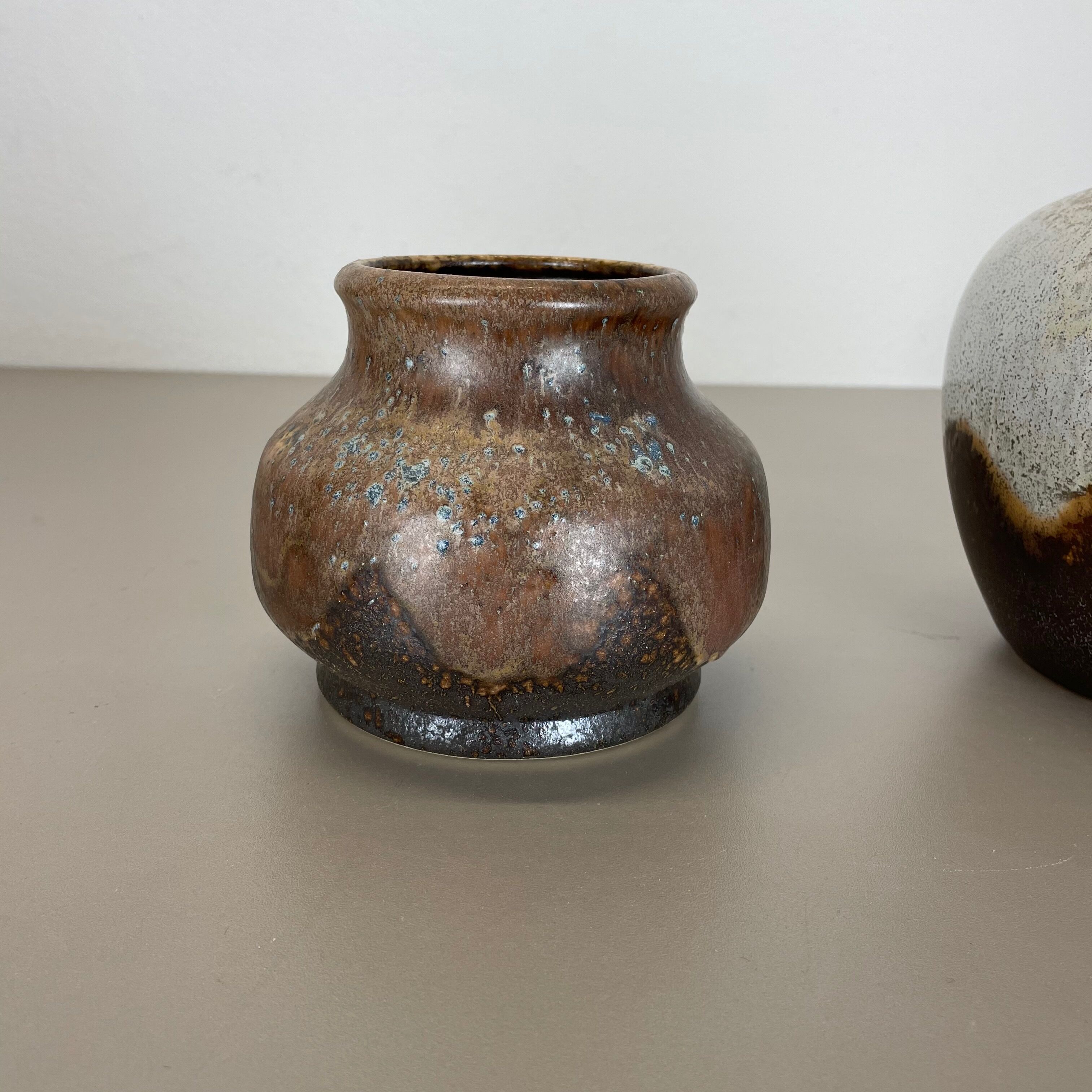 Set of 2 ceramic oottery "Lava" Vases by Dümler and Breiden, Germany, 1960s