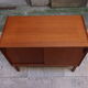 Two-door teak storage unit from the 1960s