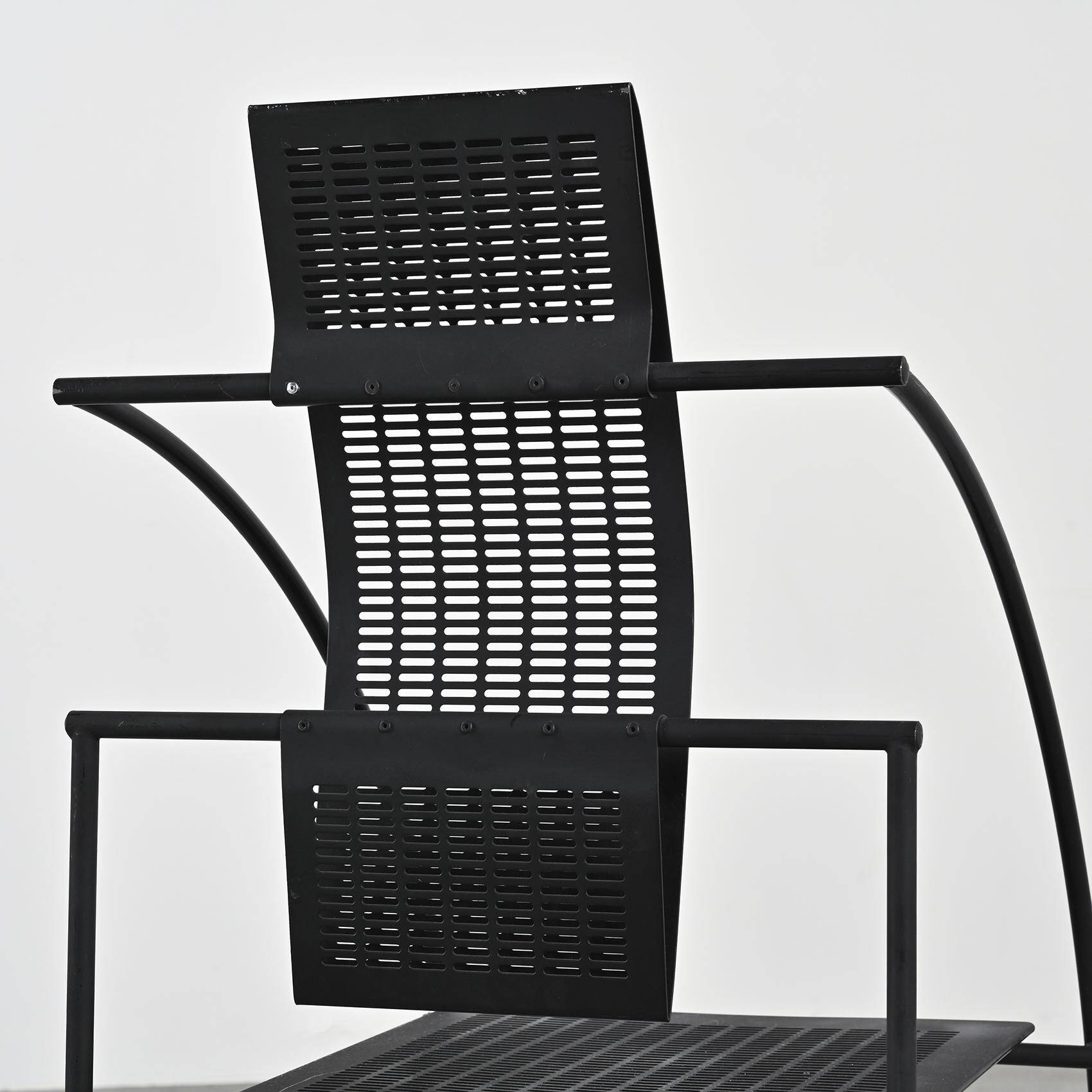 Pair of Quinta model chairs by Mario Botta, Alias circa 1985