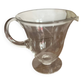 Pichet à eau verre ciselé