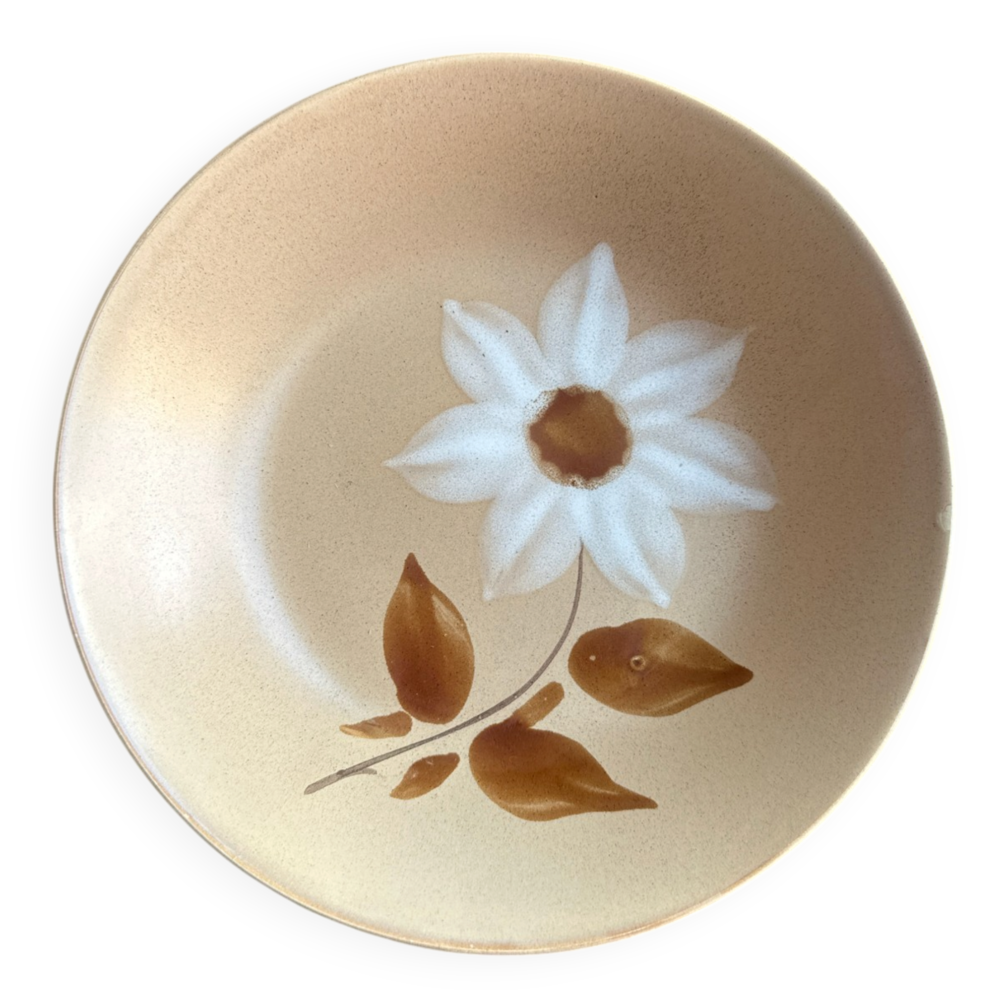 Handmade stoneware plate