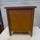 Solid oak bedside table