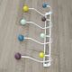 Modern Sputnik Wall Coat/Hat Rack – Space Age Colorful Wall Hanger 5540