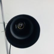 Lampe de bureau spot noir et chrome, années 60, réglable