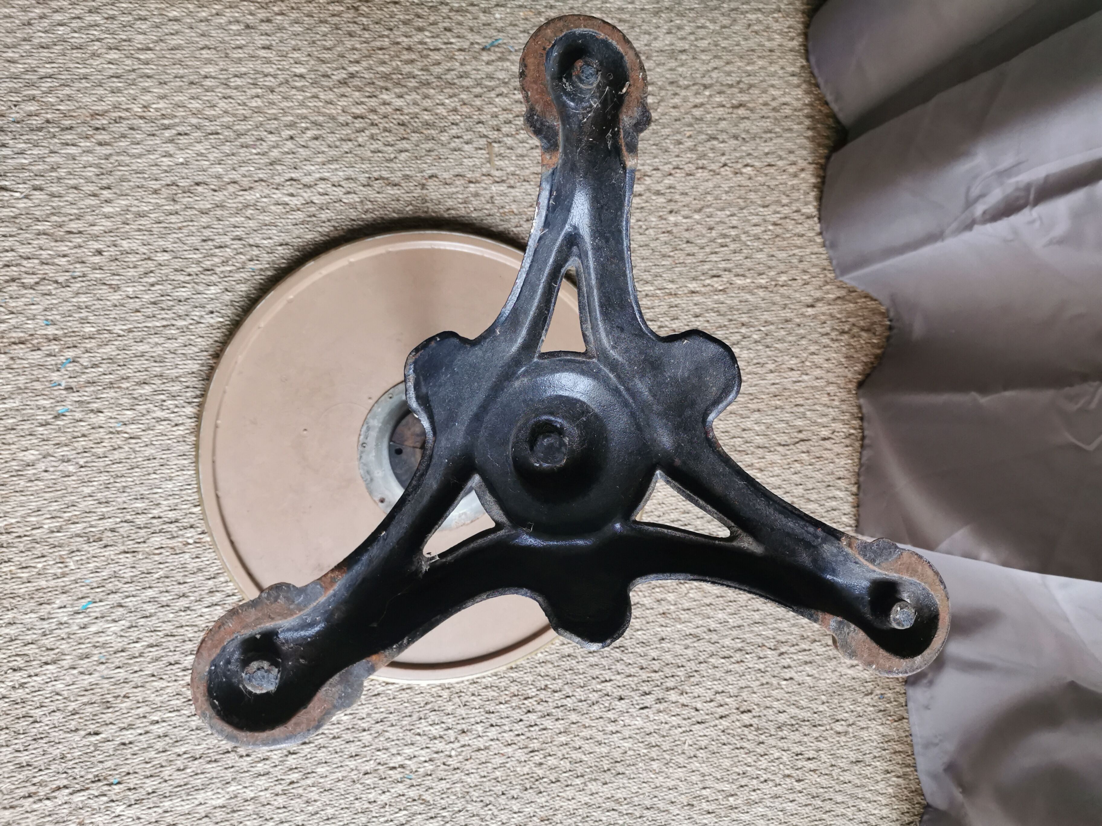 Bistro gueridon "white vein plateau"