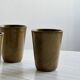 6 Digoin ceramic mugs.