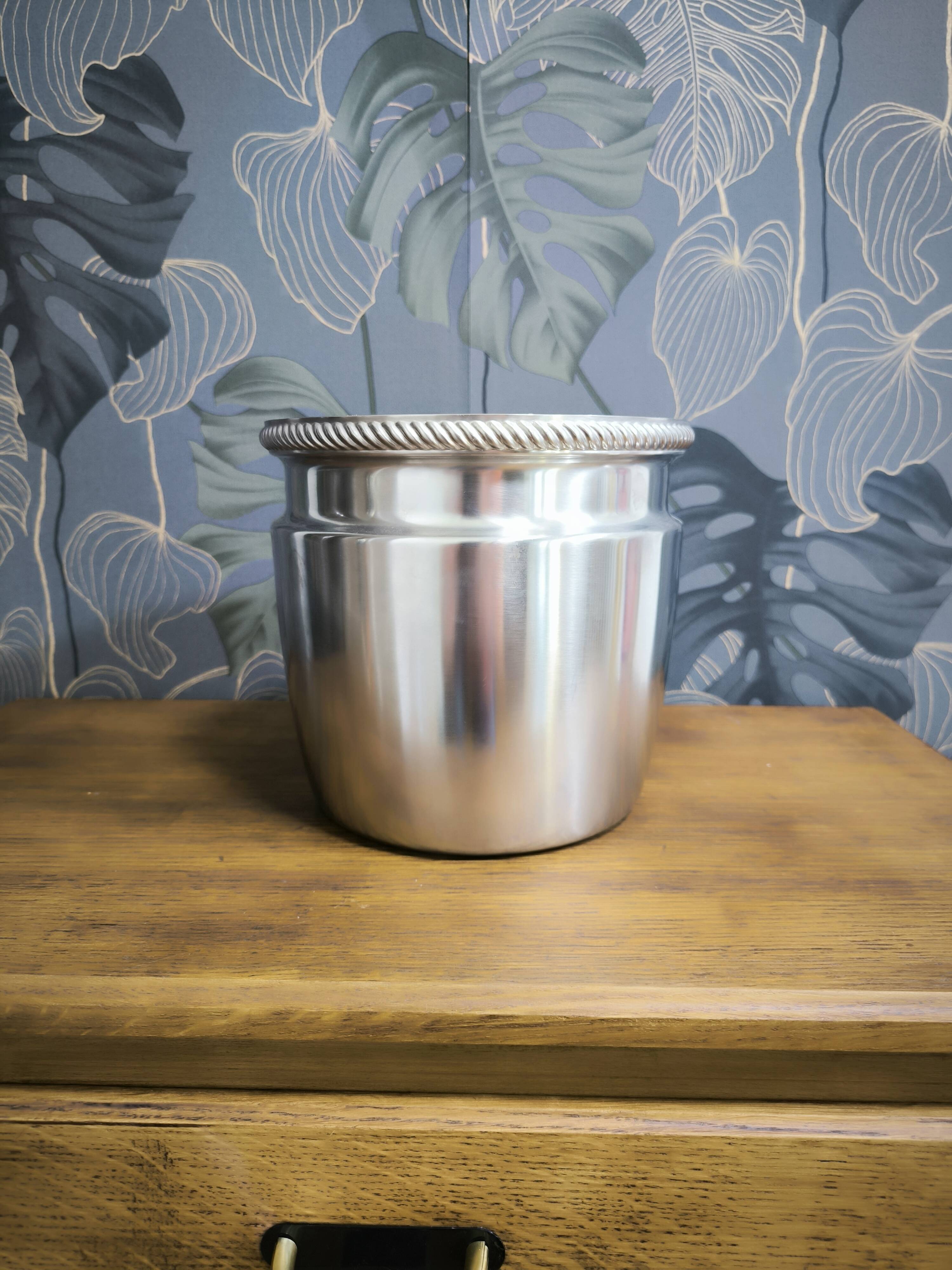 Alessi stainless steel ice bucket