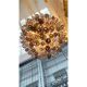 Contemporary Mid-Centyry Modern "Poliedri" Murano Glas Chandelier