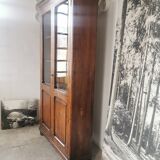 Display cabinet, oak bookcase from the 20s