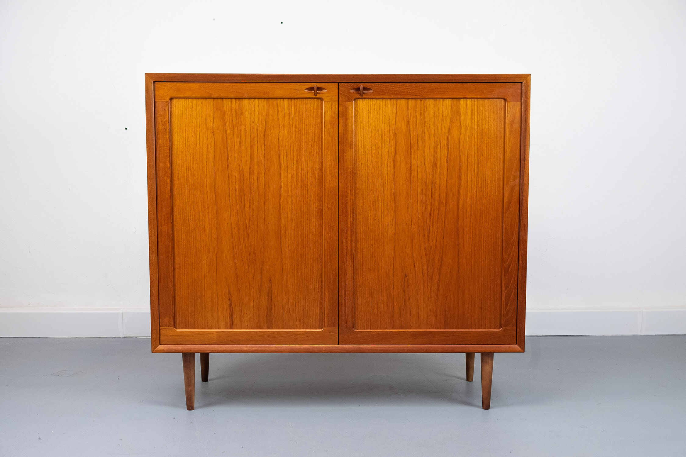 Danish teak cabinet by H W Klein for Bramin 1960s