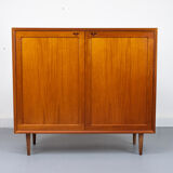 Danish teak cabinet by H W Klein for Bramin 1960s
