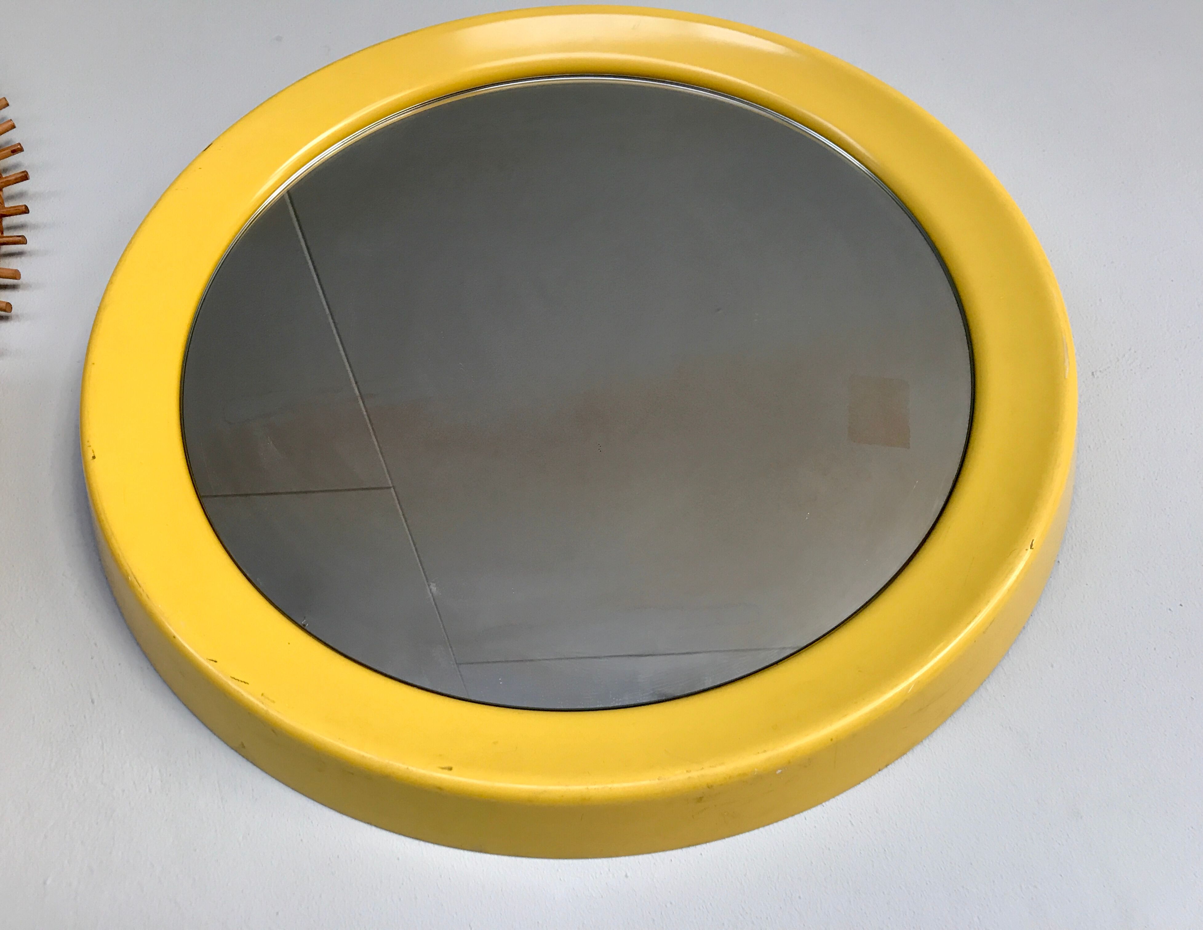 Old mirror round - 65cm