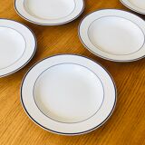 Hollow plates in Italian porcelain Tognana
