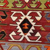 5x11 Colorful Vintage Kilim Rug, Modern Kilim Rug, 158x335Cm,Rare Style Rug