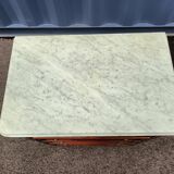 Chest of drawers style louis xvi marble top