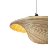 Design luminaire in bamboo medium format