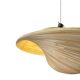 Luminaire design en bambou moyen format
