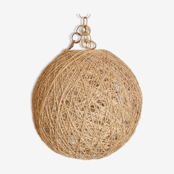 Vintage natural fiber ball suspension