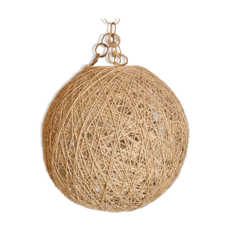 Vintage natural fiber ball suspension