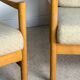 Pair of vintage wooden armchairs