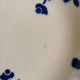 Blue Badonviller retro hollow plates