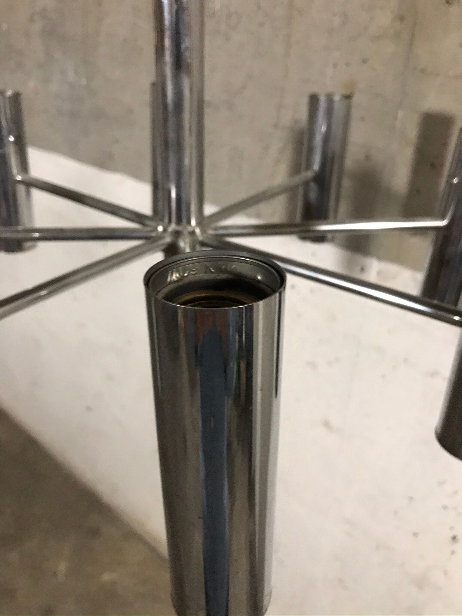 Sciolari chandelier 8 fires, 1970