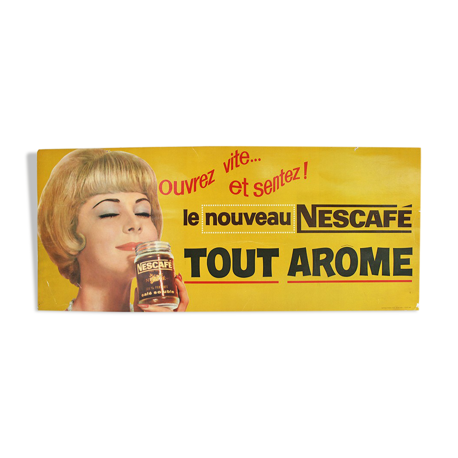 Nescafé advertising poster