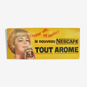 Affiche publicitaire Nescafé