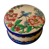 Bonbonnière, ceramic enamels from LONGWY with décor referenced by Maurice CHEVALLIER, model AUBADE!