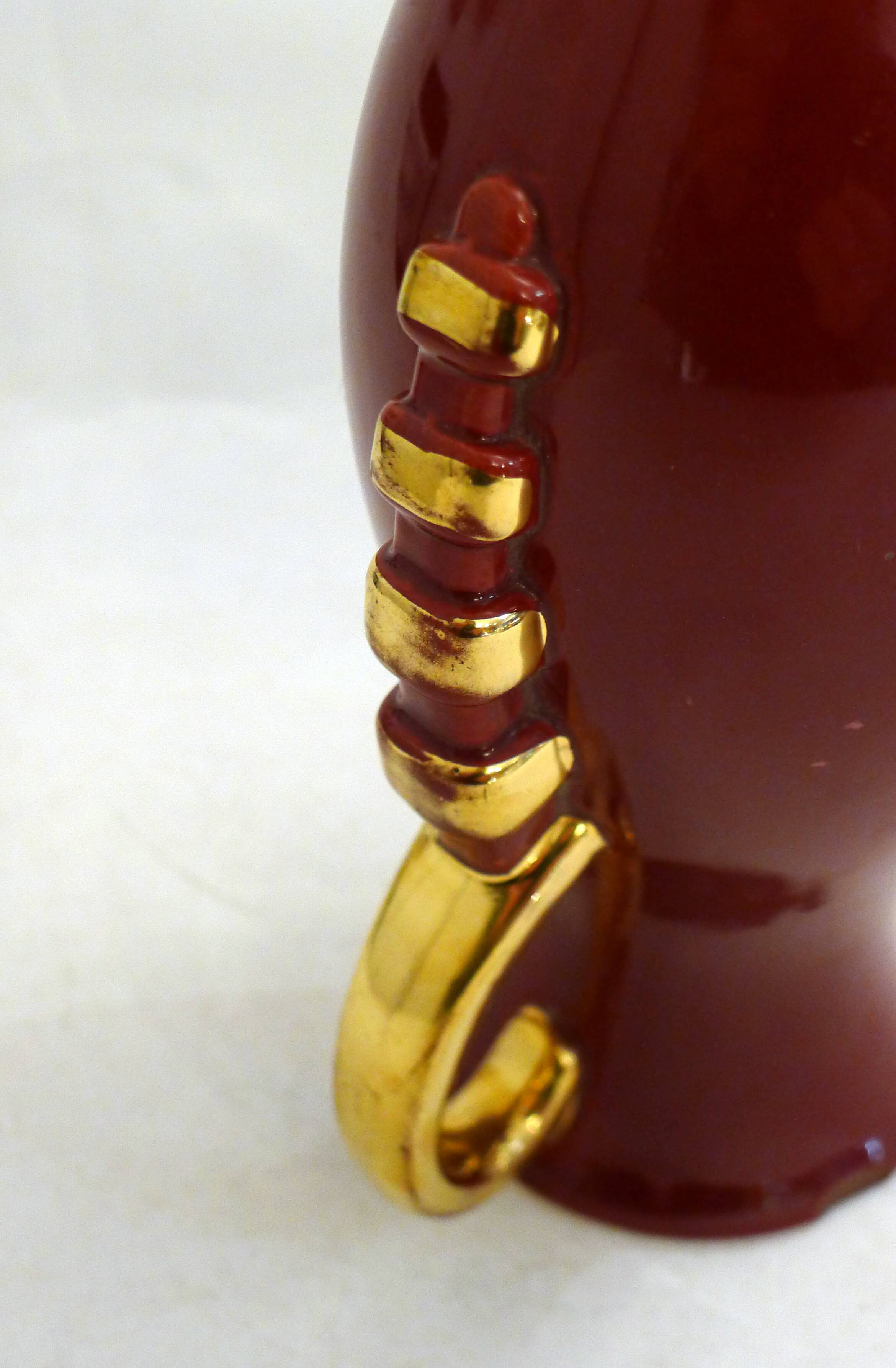 Art Deco amphora vase by Poet-Laval