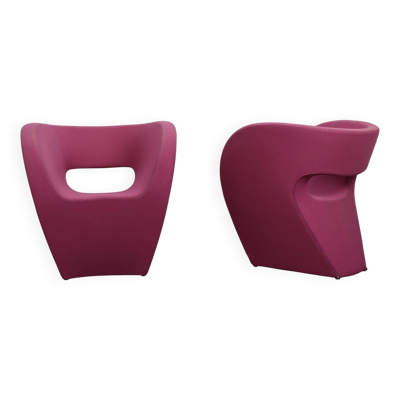 Paire de fauteuils Victoria & Albert par Ron Arad pour Moroso, Italie, années 2000.