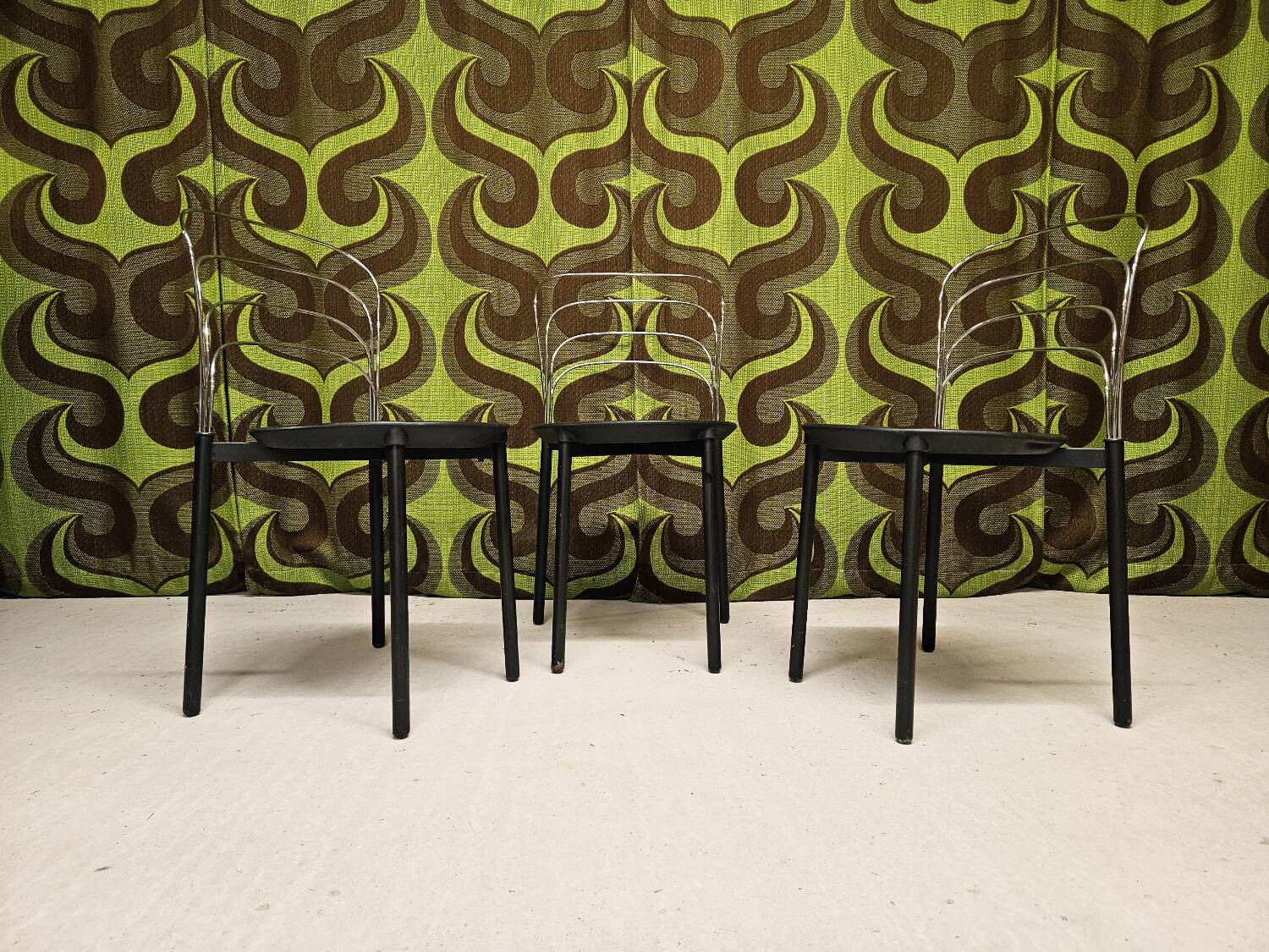 set of three Delfina chairs, Italy 80"