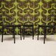 lot de trois chaises Delfina,Italy 80"