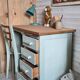 Vintage children's desk with chair