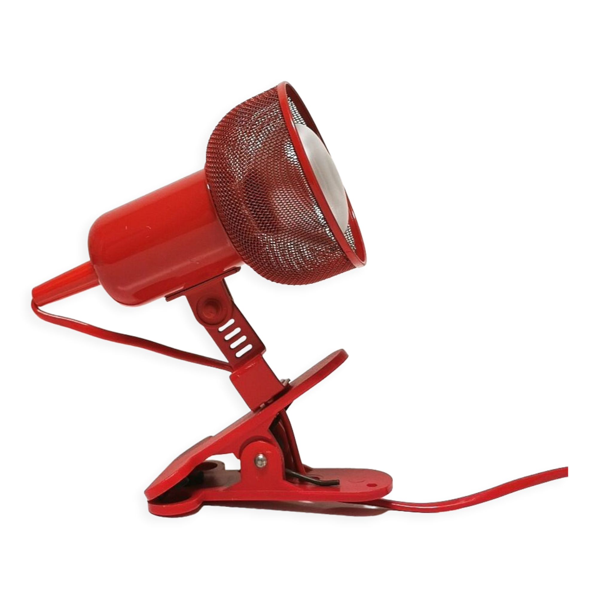 Spot lamp microphone clip