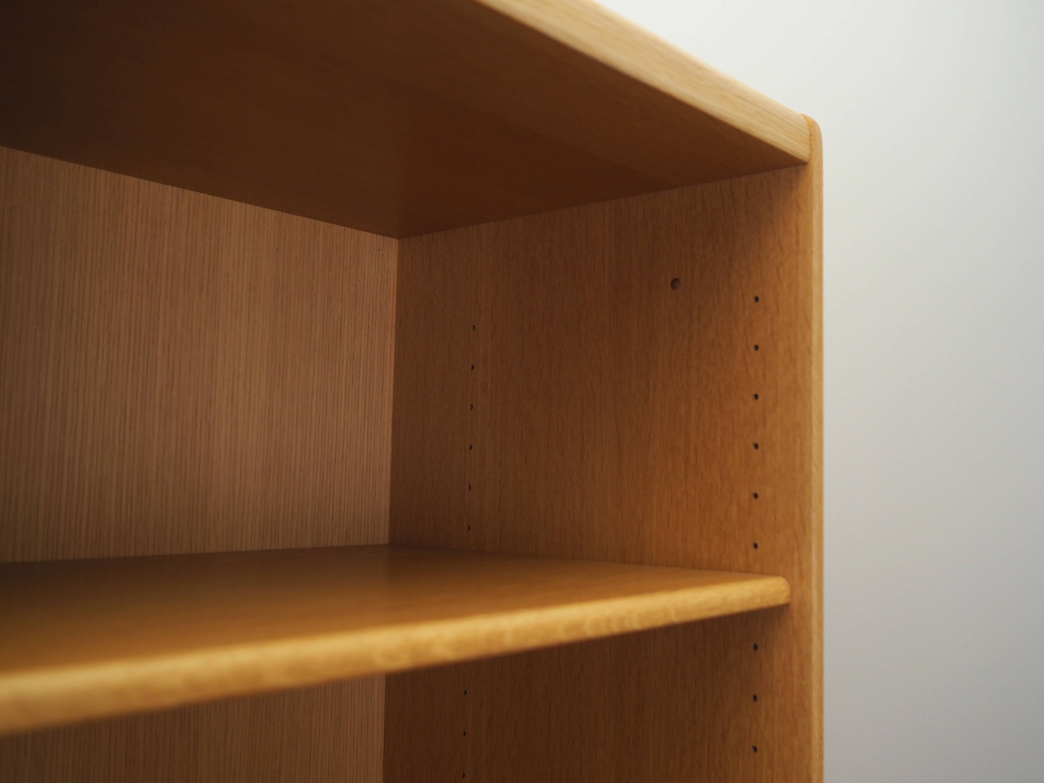 Ash bookcase, Danish design, 1960s, production: Denmark