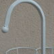 Porte parapluie metal forgé blanc
