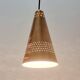 Mid-Century Scandinavian Copper & Teak Pendant by Hans-Agne Jakobsson, 1950s
