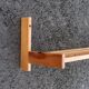 Pine wood shelf, luggage rack, 1960s