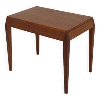 Rosewood side table, Werner Fredriksen, Threemen, Sweden, 1960