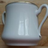 Vintage porcelain sugar from Limoges edged gold