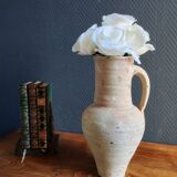 Pichet Ancien en Terre Cuite Non Émaillée | Vase Rustique