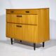 Cabinet à chaussures de style mid-century en bois d'orme, années 1960