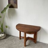 Round folding pine table mountain furniture