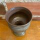 Calice chope ancienne strehla grès gris gdr germany vintage