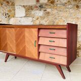 Vintage enfilade in ash and mahogany circa 1950s